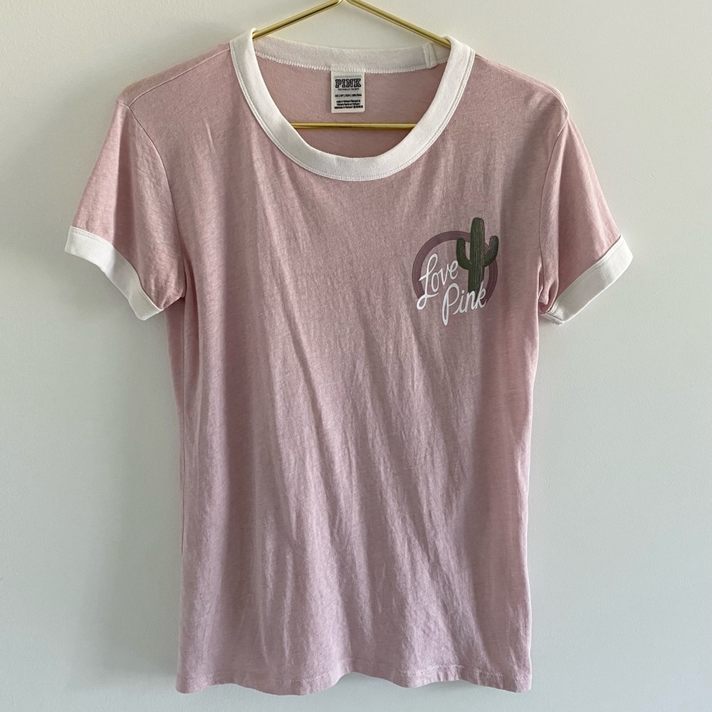PINK VS Cactus Graphic Tee 🌵